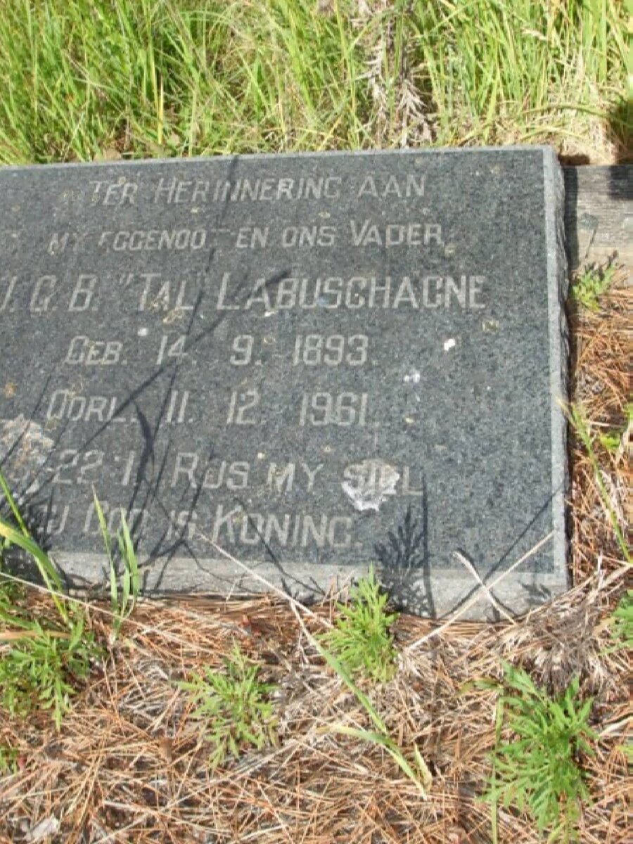 LABUSCHAGNE J.G.B. 1893-1961