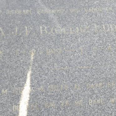 LUBBE A.J.P.B. 1923-1994