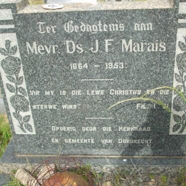 MARAIS J.F. 1864-1953
