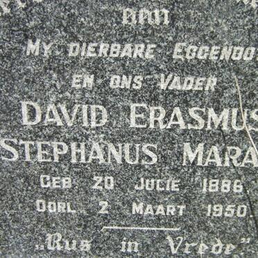 MARAIS David Erasmus Stephanus 1886-1950