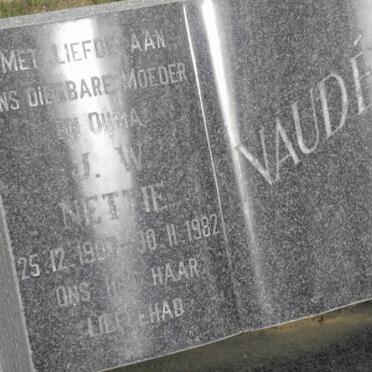 NAUDE J.W. 1907-1982