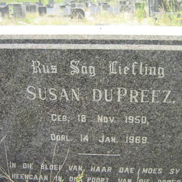 PREEZ Susan, du 1950-1969