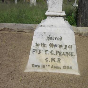 PEARCE T.G. -1904