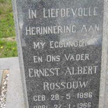 ROSSOUW Ernest Albert 1896-1966