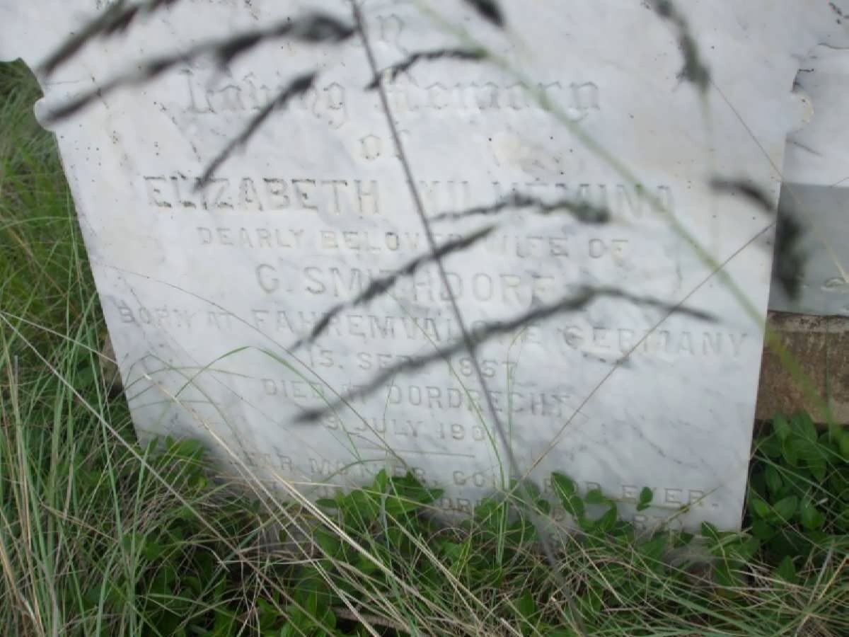 SMITHDORF Elizabeth Wilhemina 1857-1901