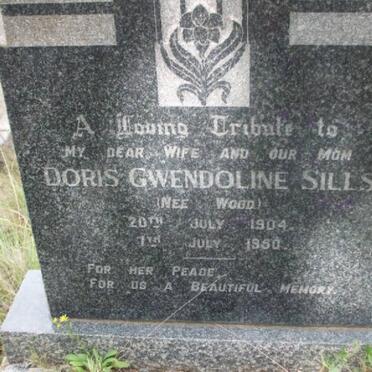 SILLS Doris Gwendoline nee WOOD 1904-1950