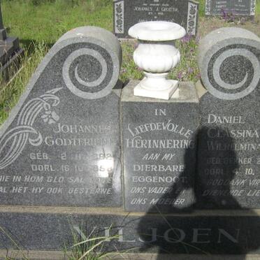 VILJOEN Johannes Godtfried 1892-1958 &amp; Daniel Classina Wilhelmina BEKKER 1896-1976