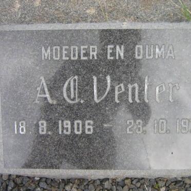 VENTER A.D. 1906-1976