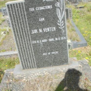 VENTER Jan M. 1899-1970