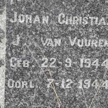 VUUREN Johan Christiaan, J van  1944-1944
