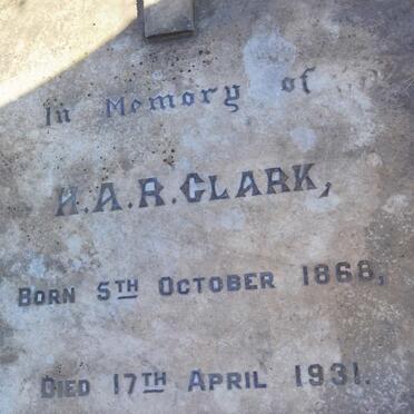 CLARK H.A.R. 1868-1931