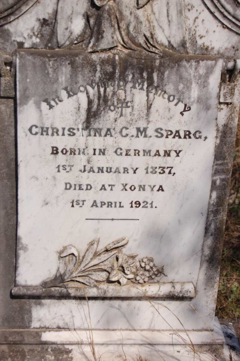 SPARG Christina C.M. 1837-1921