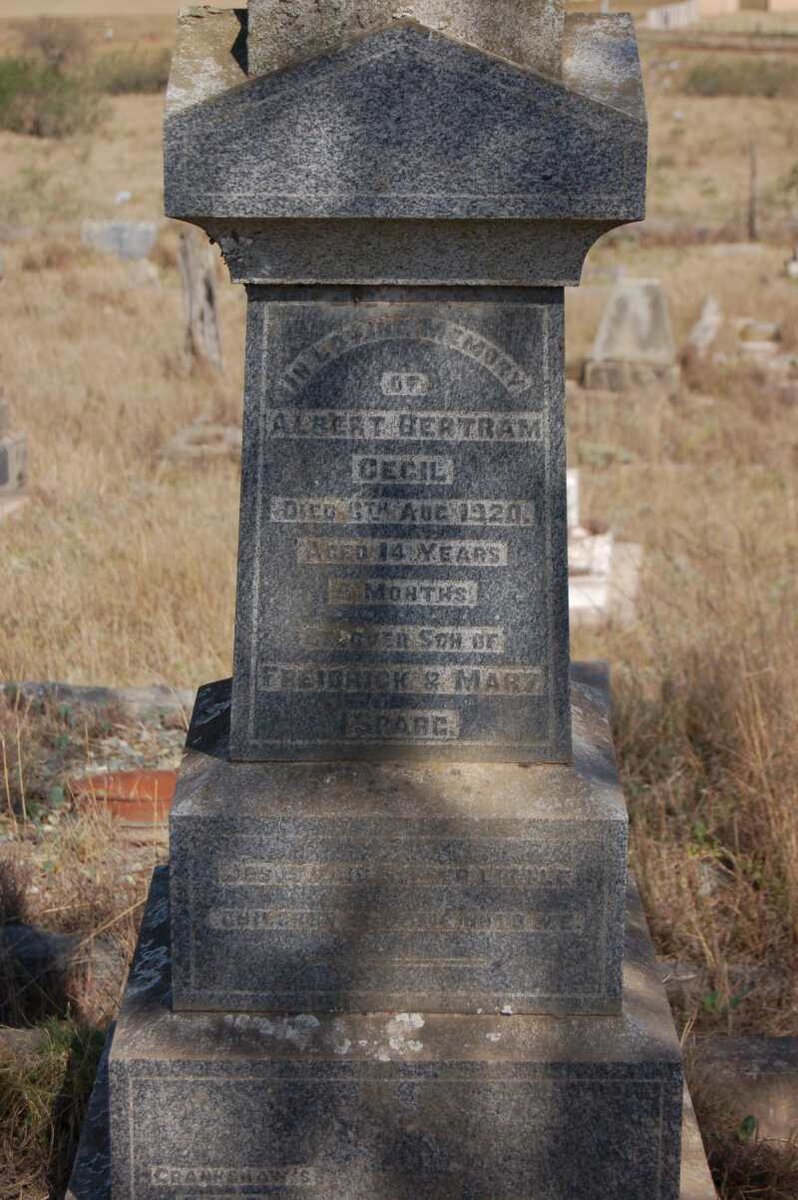 SPARG Albert Bertram Cecil -1920