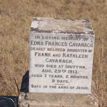 CAVANAGH Edna Frances -1913