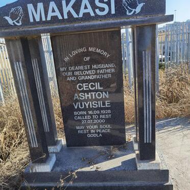 MAKASI Cecil Ashton Vuyisile 1928-2000