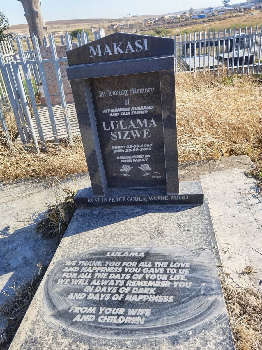 MAKASI Lulama Sizwe 1967-2002