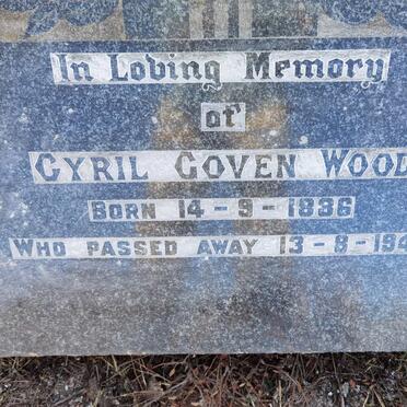 WOOD Cyril Goven 1886-1944
