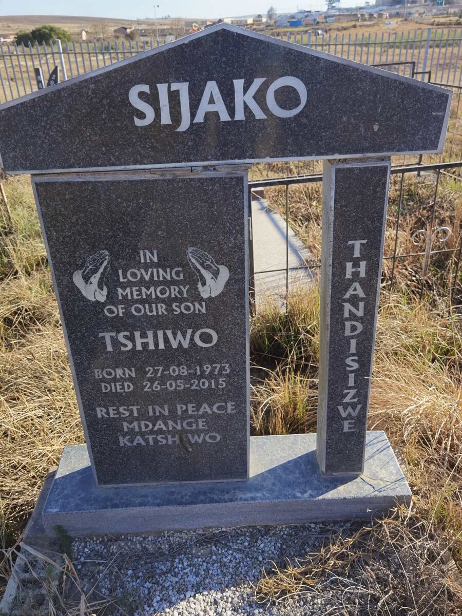 SIJAKO Tshiwo Thandisizwe 1973-2015