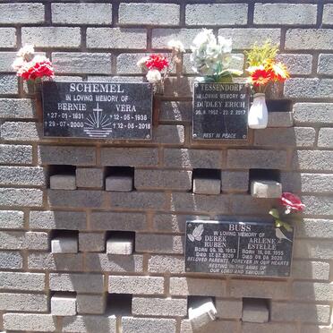 SCHEMEL Bernie 1931-2000 &amp; Vera 1936-2018 :: TESSENDORF Dudley Erich 1952-2017