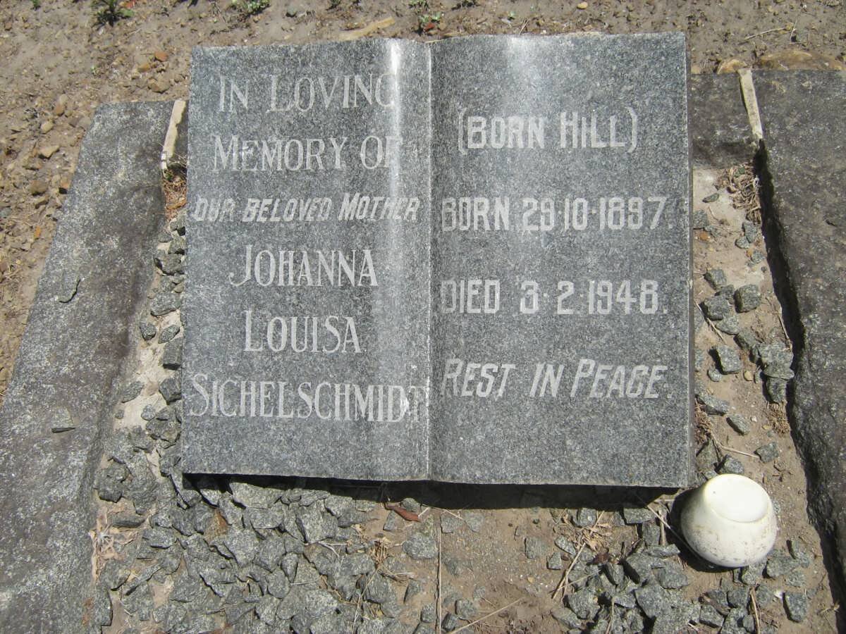 SICHELSCHMIDT Johanna Louisa nee HILL 1897-1948