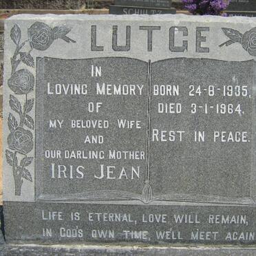 LUTGE Iris Jean 1935-1964