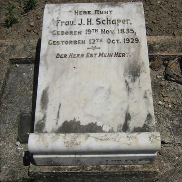 SCHAPER J.H. 1835-1929