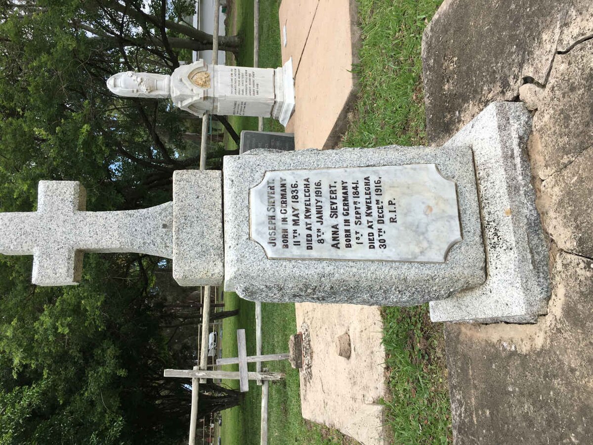 SIEVERT Joseph 1836-1916 &amp; Anna 1841-1916