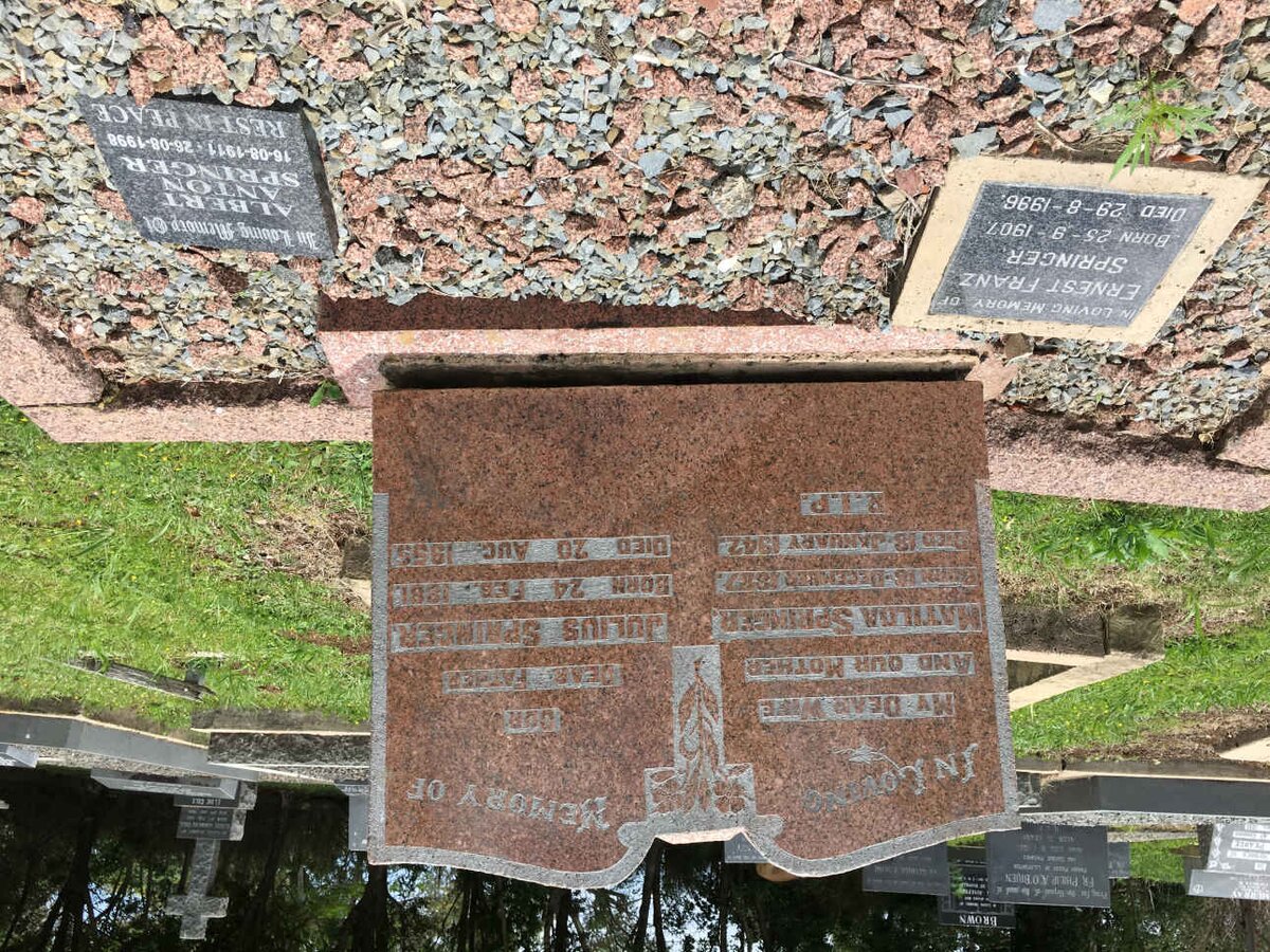 SPRINGER Julius 1881-1955 &amp; Matilda 1887-1942 :: SPRINGER Ernest Franz 1907-1996 :: SPRINGER Albert Anton 1911-1998