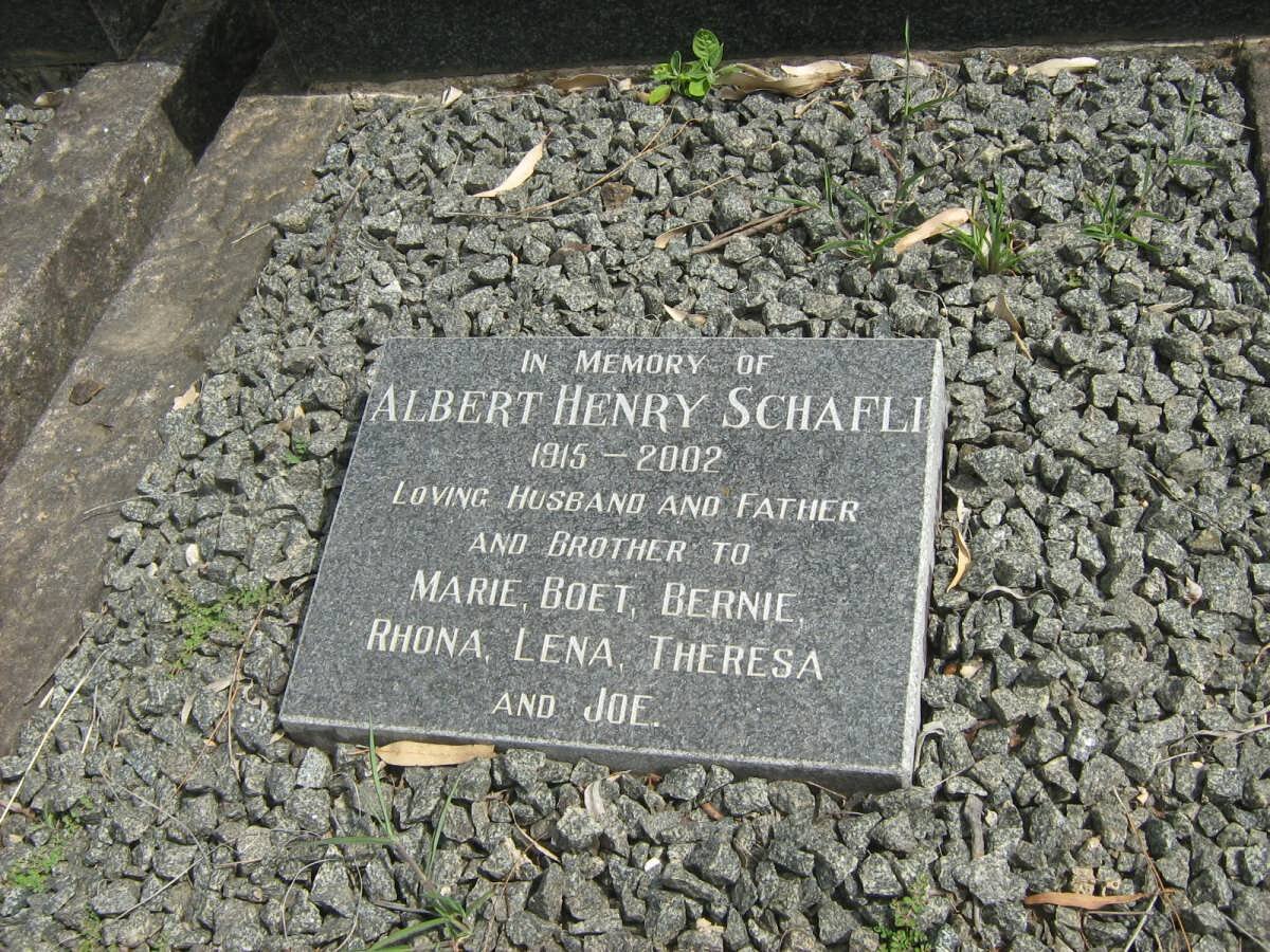 SCHAFLI Albert Henry 1915-2002 