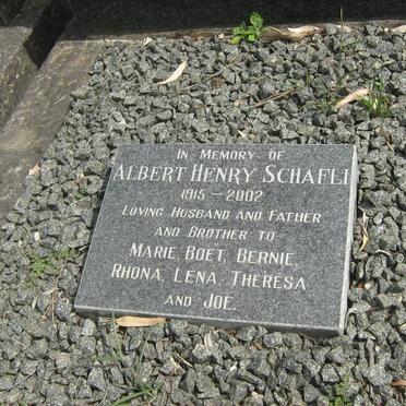 SCHAFLI Albert Henry 1915-2002 