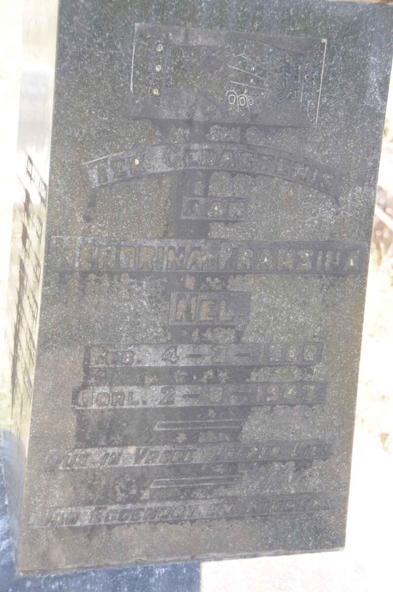 NEL Hendrina Fransina 1900-1943
