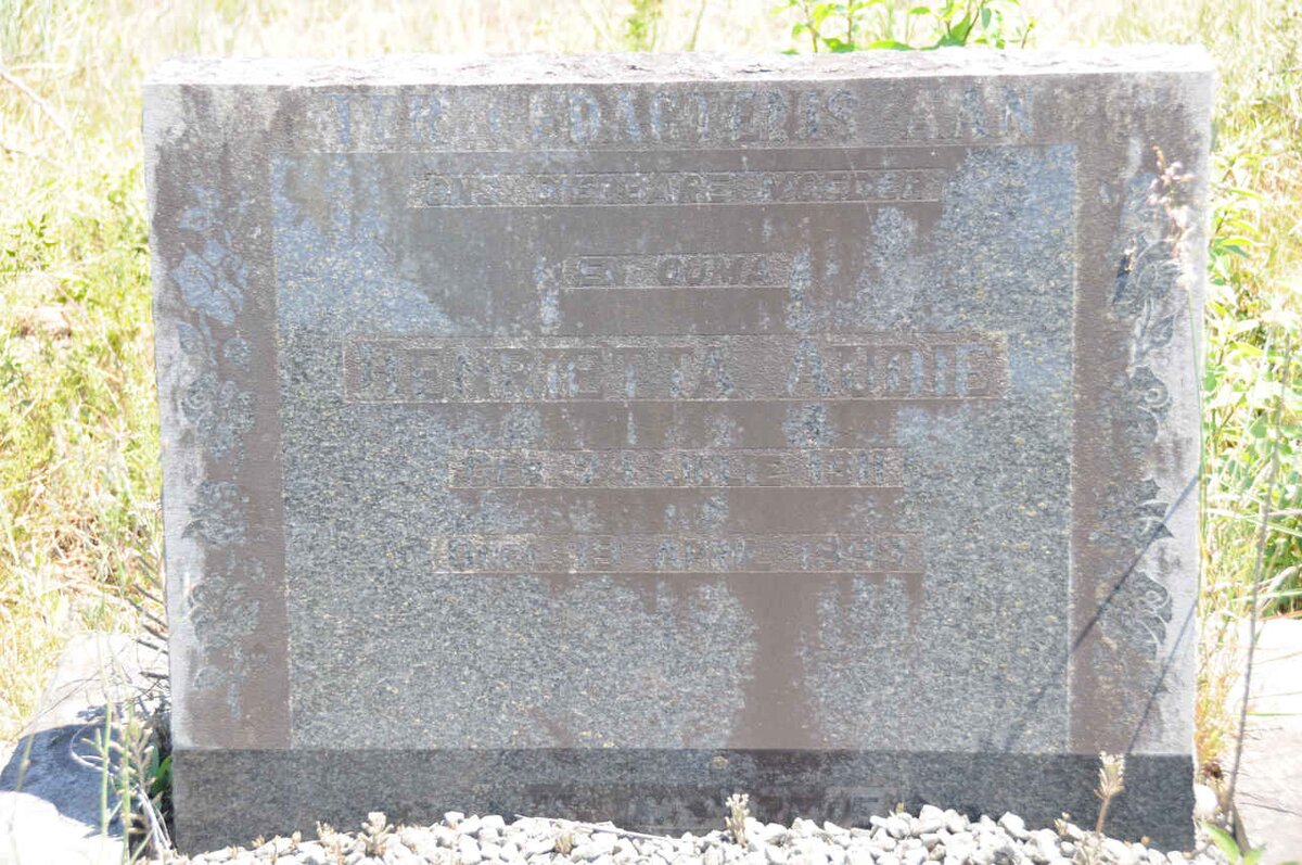 AUDIE Henrietta 1911-1993