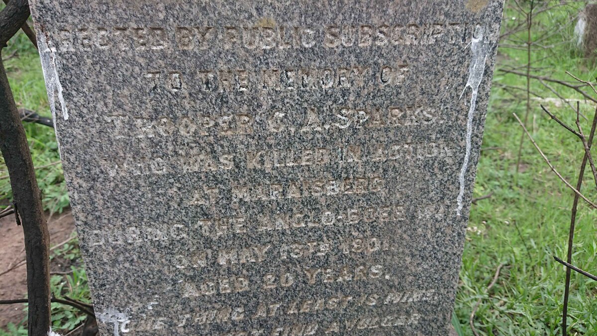 SPARKS Cecil Arthur -1901