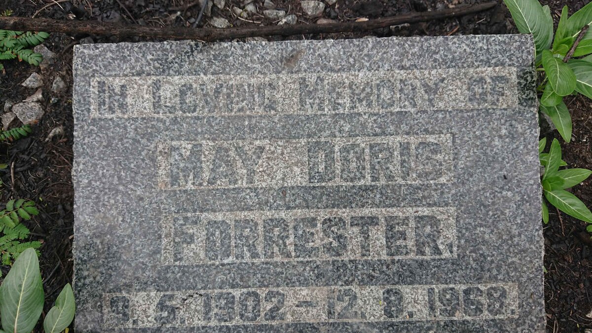 FORRESTER May Doris 1902-1968