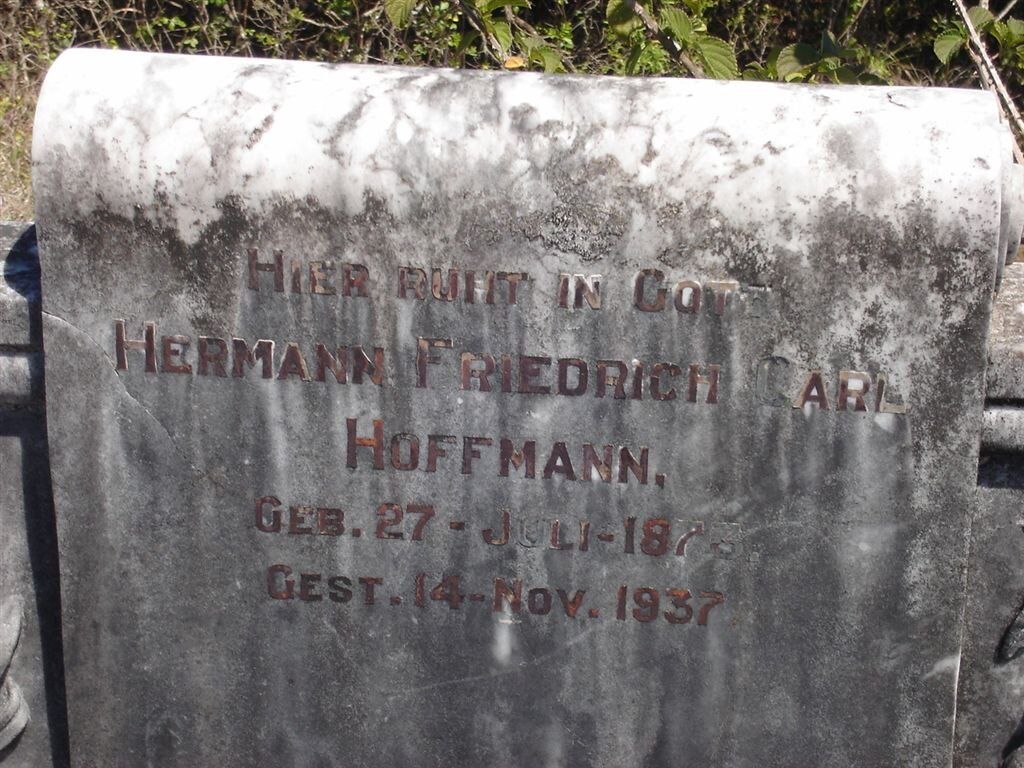 HOFFMANN Herman Friedrich Carl 1873-1937