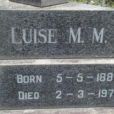 BAUER Friedrich R. 1884-1947 &amp; Luise M.M. 1887-1971 