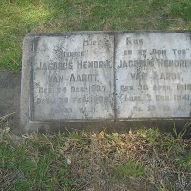 AARDT Jacobus Hendrik, van 1937-1939 :: VAN AARDT Jacobus Hendrik 1918-1941