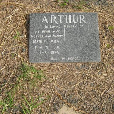 ARTHUR Merle Ada 1931-1995