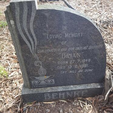 BEHNKE Brian 1946-1961