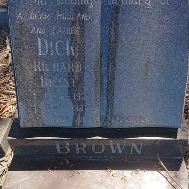 BROWN Richard Brant 1931-1984