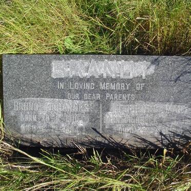 BRANDT Bruno Johannes 1910-1964 &amp; Florence Mary TRIBBECK 1910-1969