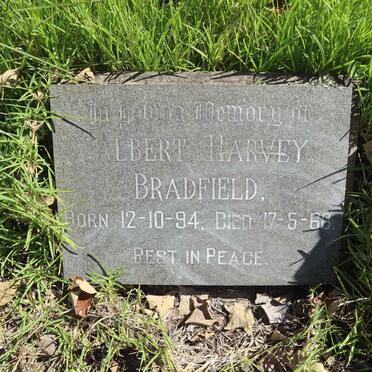 BRADFIELD Albert Harvey 1894-1966