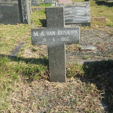BUSKIRK M.A., van -1955