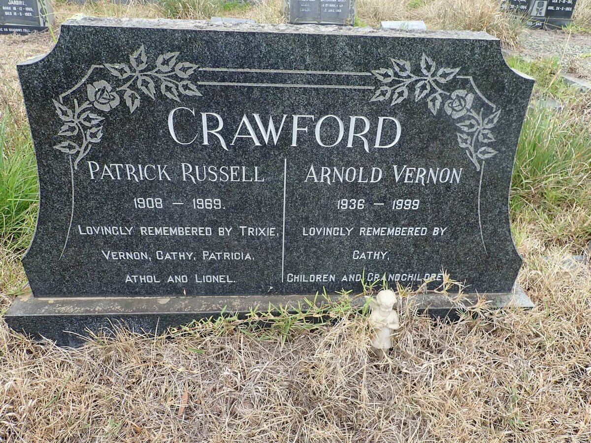 CRAWFORD Patrick Russell 1908-1969 :: CRAWFORD Arnold Vernon 1936-1999