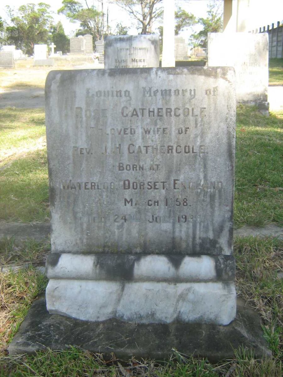 CATHERCOLE Rose 1858-1935