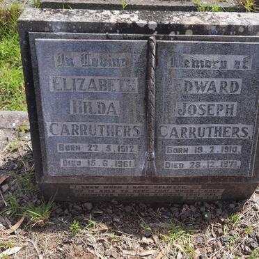 CARRUTHERS Edward Joseph 1910-1971 & Elizabeth Hilda 1912-1961