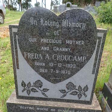 CROUCAMP Freda A. 1923-1970
