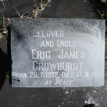 CROWHURST Eric James 1932-1992