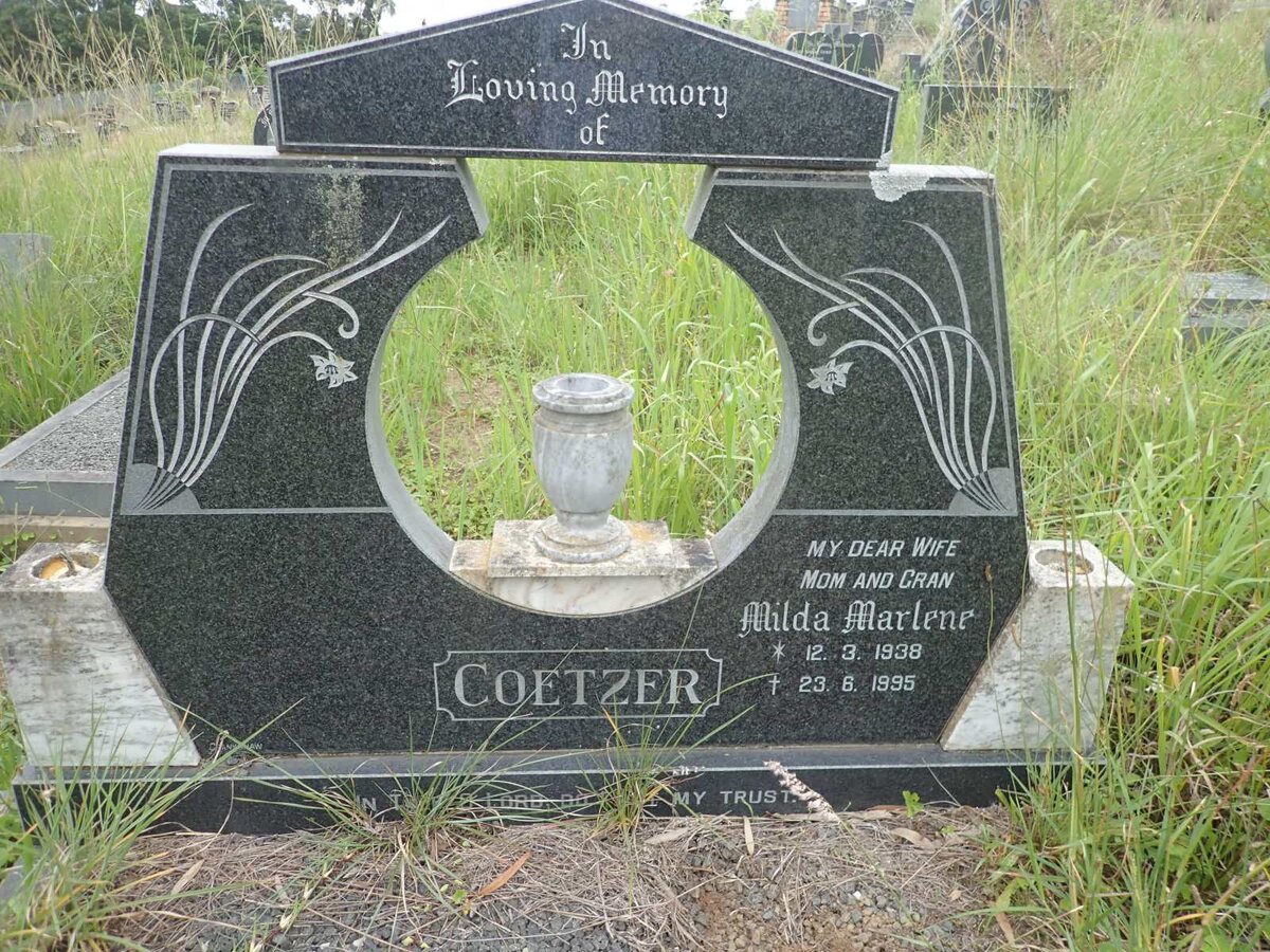 COETZER Milda Marlene 1938-1995