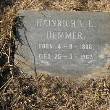 DEMMER Heinrich I.L. 1885-1967